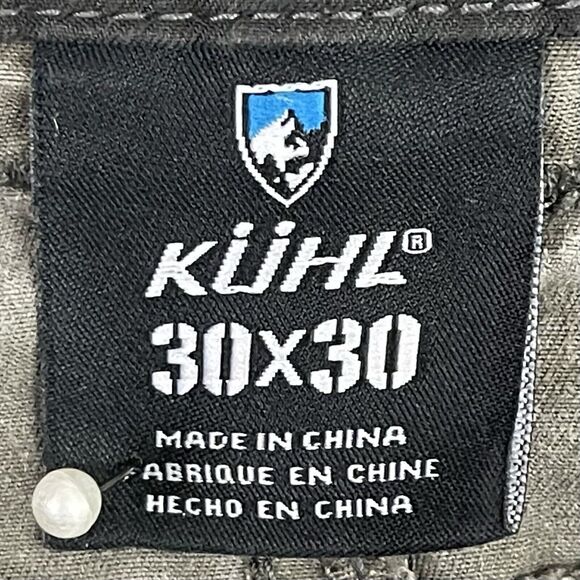 Kuhl Adventure Hiking Pants Mens 30X30 Khaki Outdoors Camping Stretch Gorpcore - Picture 2 of 14